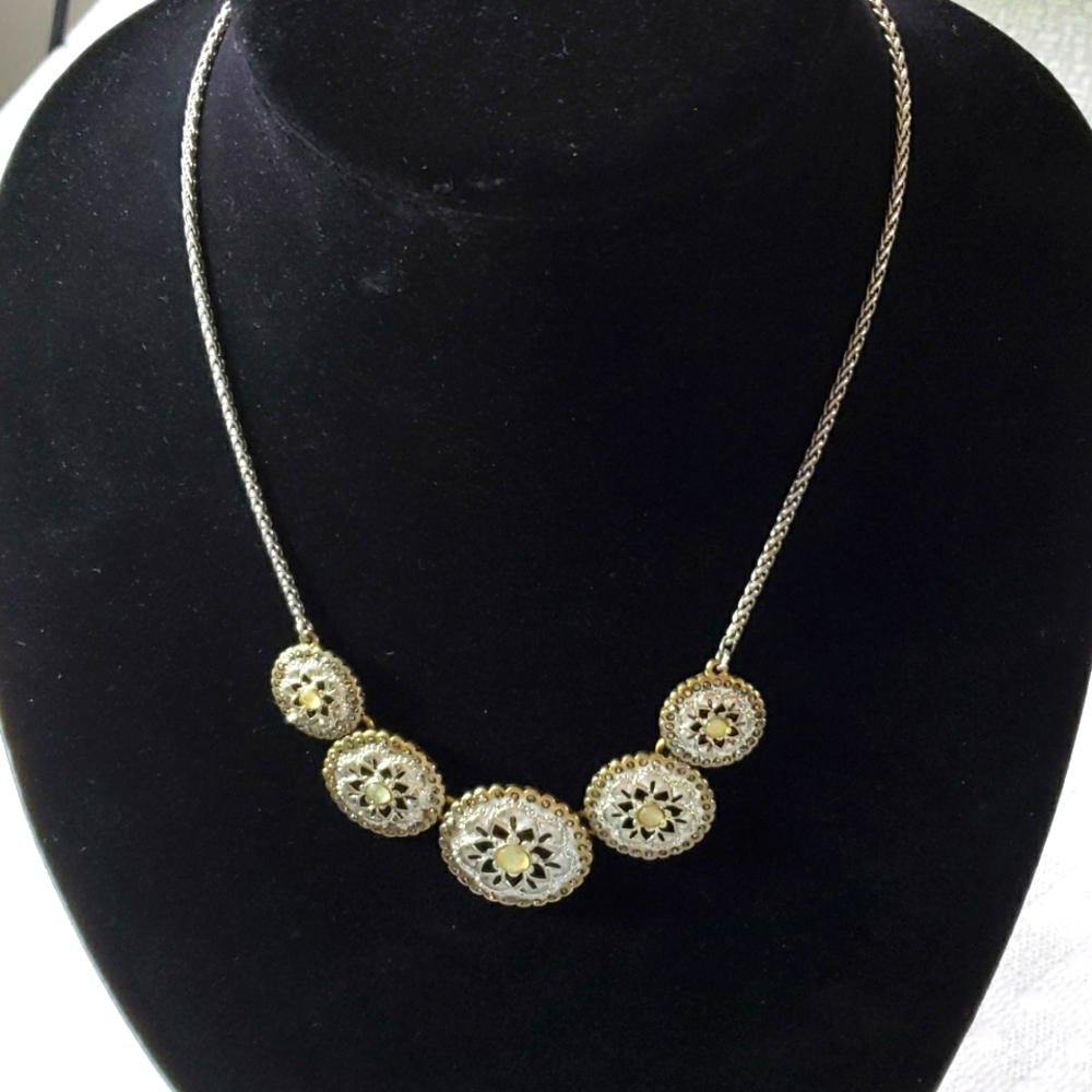 Lucky brand mandela necklace
